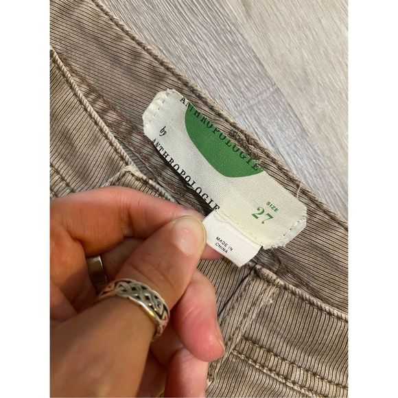 By Anthropologie Ona Skinny Leg Utility Pants Button Ankle, Sz 27 / 4, MP $108 - Picture 6 of 15